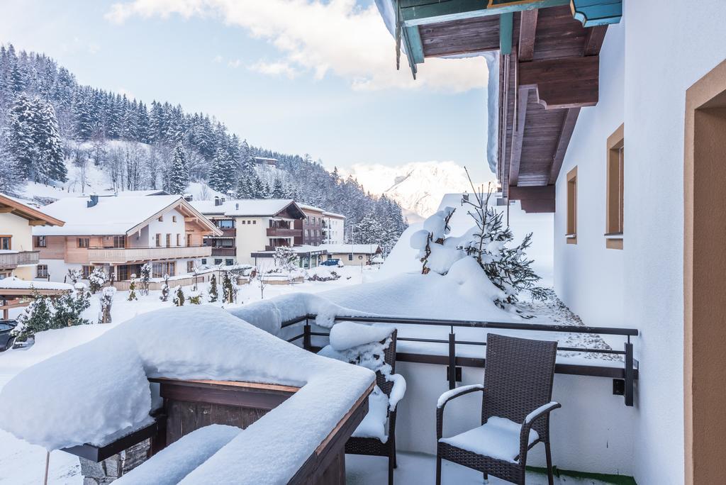 Pension Restaurant Dorfalm Leogang Kültér fotó