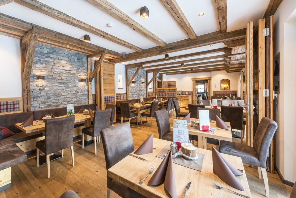 Pension Restaurant Dorfalm Leogang Kültér fotó