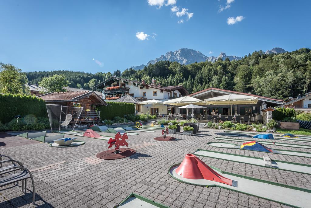 Pension Restaurant Dorfalm Leogang Kültér fotó