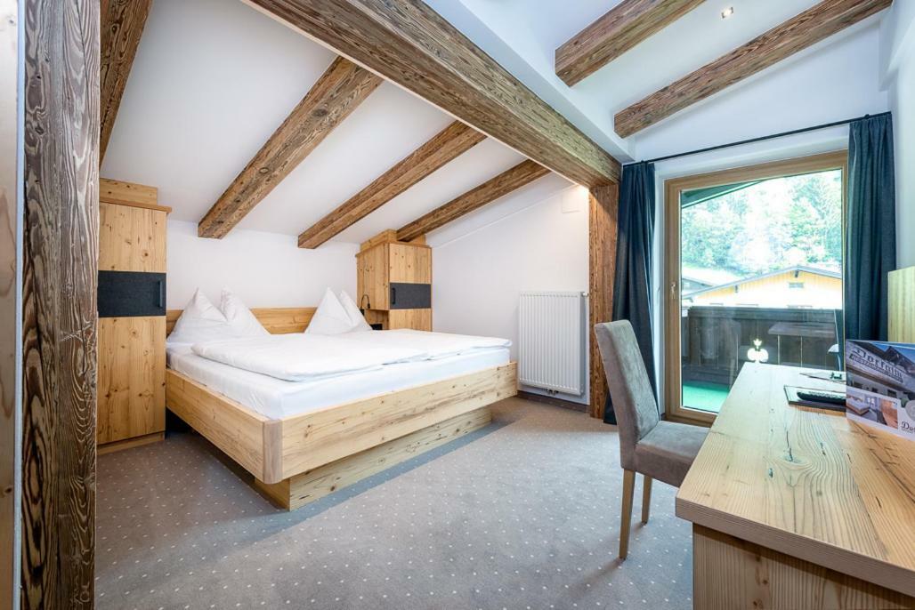 Pension Restaurant Dorfalm Leogang Kültér fotó