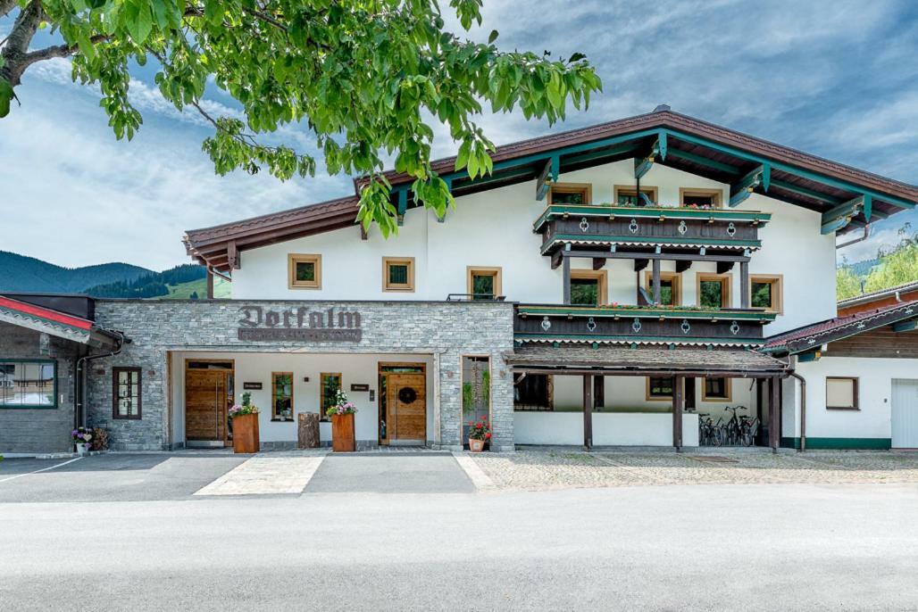 Pension Restaurant Dorfalm Leogang Kültér fotó